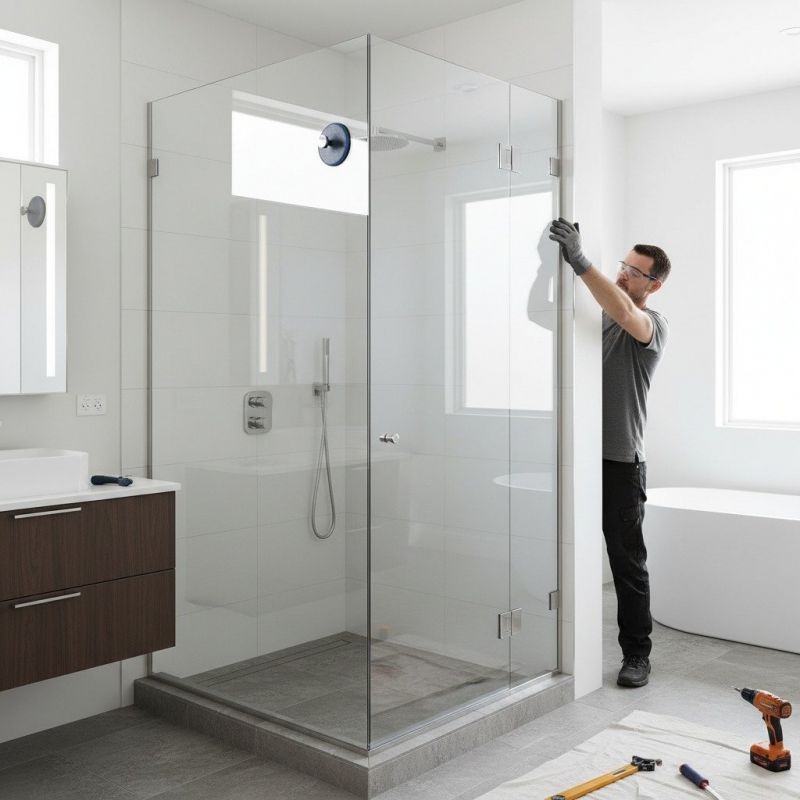 Glass Shower Door Installation in Arvada, CO