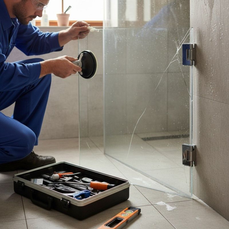 Glass Shower Door Repair in Alpharetta, GA