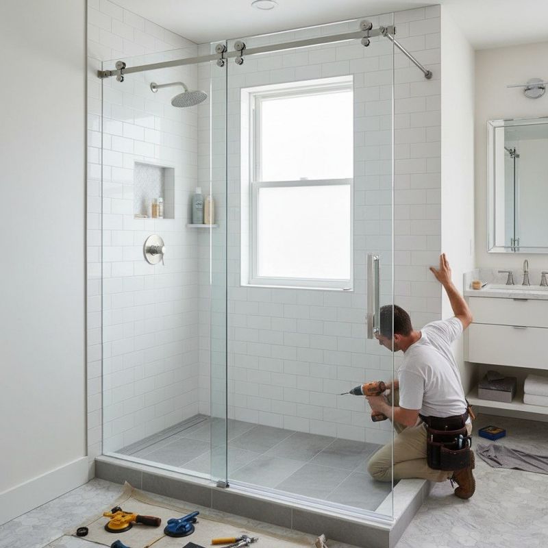 Glass Shower Door Replacement in Denver County, CO