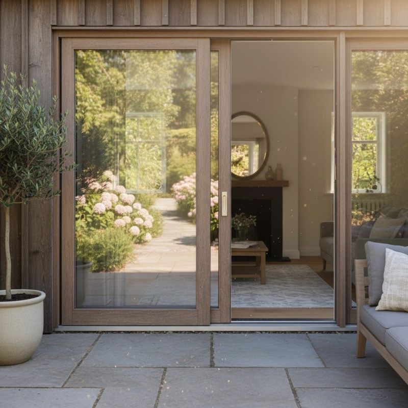 Wood Sliding Door Installation in Kansas City, KS